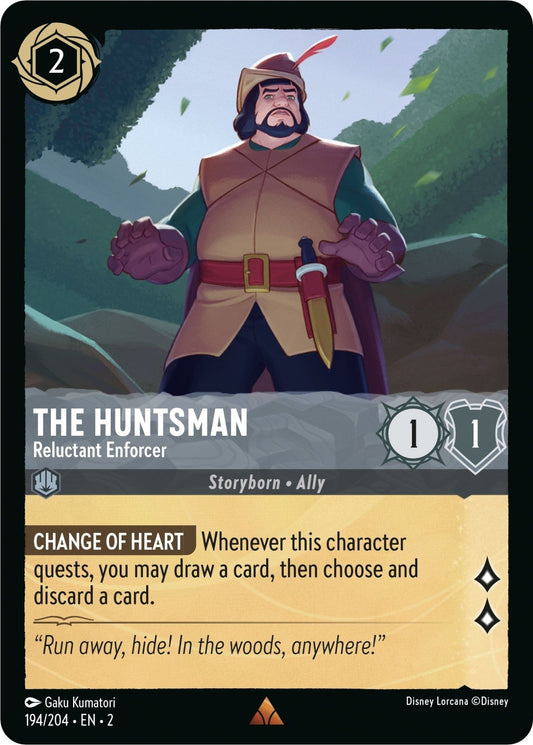 Disney Lorcana - The Huntsman - Reluctant Enforcer (194/204) (Rise of the Floodborn)
