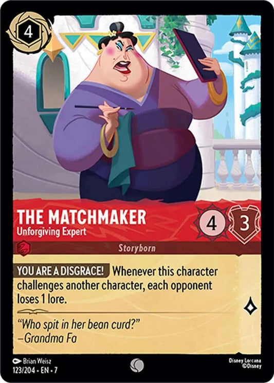 Disney Lorcana - The Matchmaker - Unforgiving Expert (123/204) (Archazia's Island)