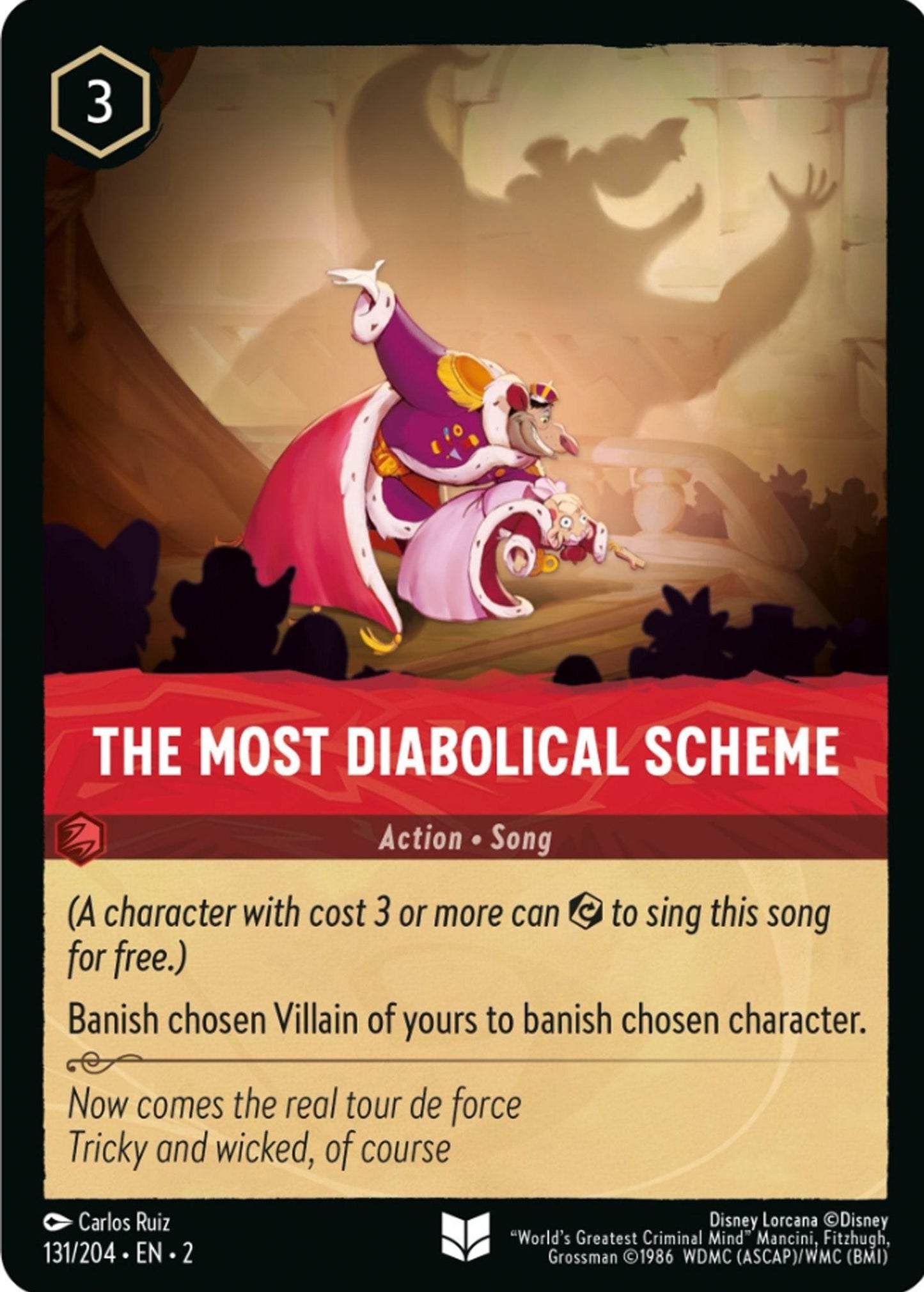 Disney Lorcana - The Most Diabolical Scheme (131/204) (Rise of the Floodborn)