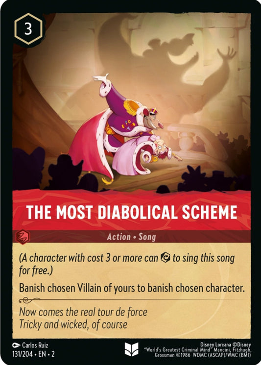 Disney Lorcana - The Most Diabolical Scheme (131/204) (Rise of the Floodborn)