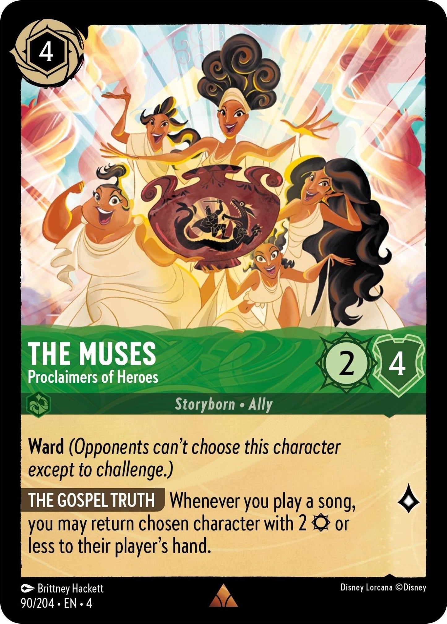 Disney Lorcana - The Muses - Proclaimers of Heroes (90/204) (Ursula's Return)