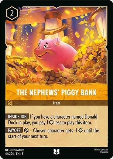 Disney Lorcana - The Nephews' Piggy Bank (44/204) (Reign of Jafar)