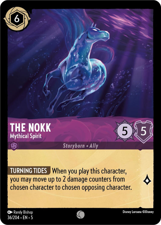 Disney Lorcana - The Nokk - Mythical Spirit (36/204) (Shimmering Skies)