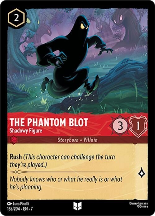 Disney Lorcana - The Phantom Blot - Shadowy Figure (135/204) (Archazia's Island)