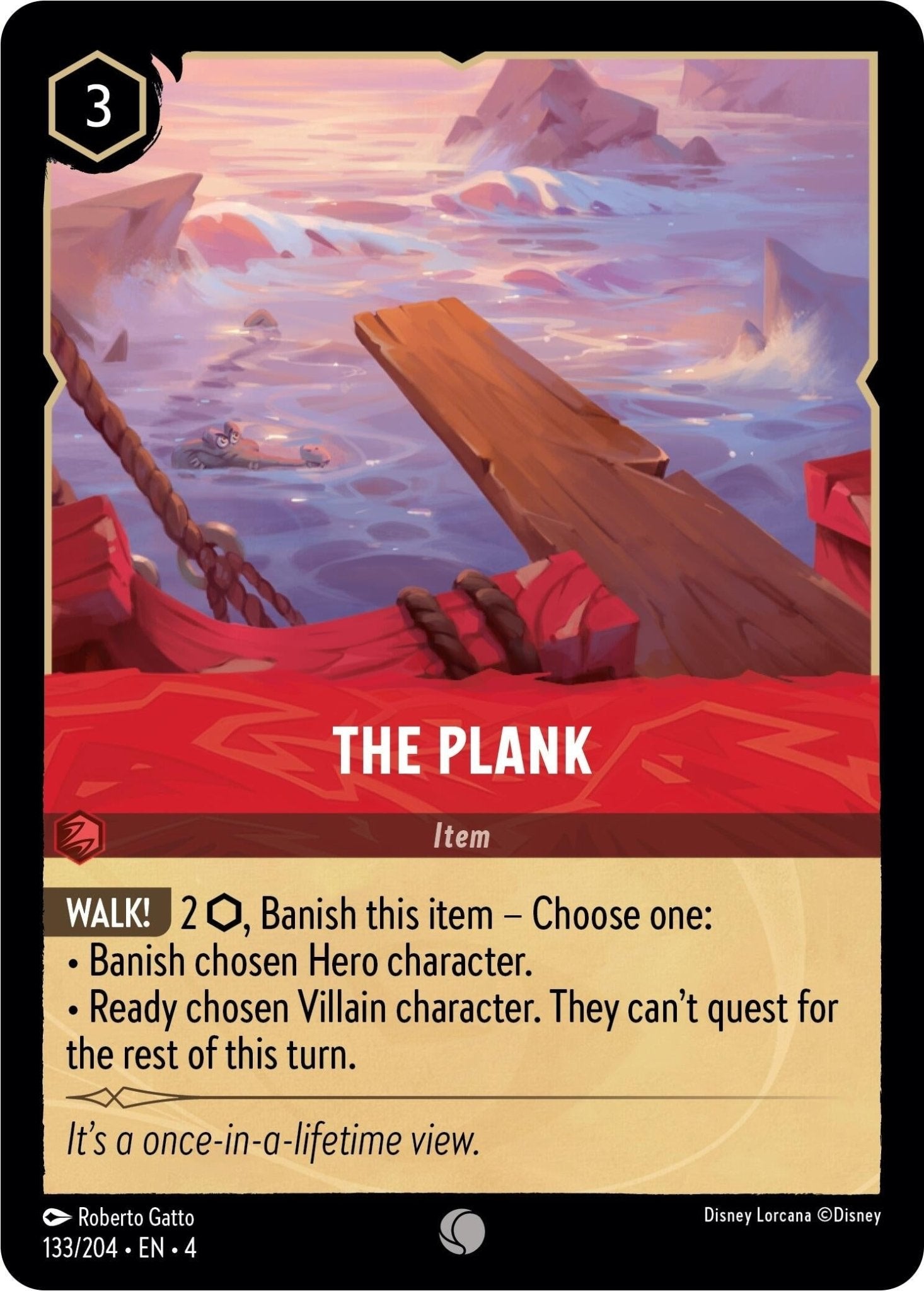 Disney Lorcana - The Plank (133/204) (Ursula's Return)