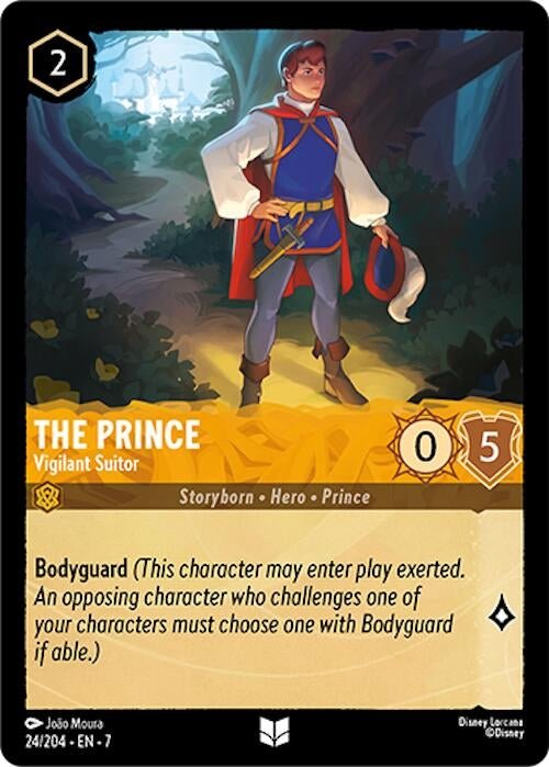 Disney Lorcana - The Prince - Vigilant Suitor (24/204) (Archazia's Island)