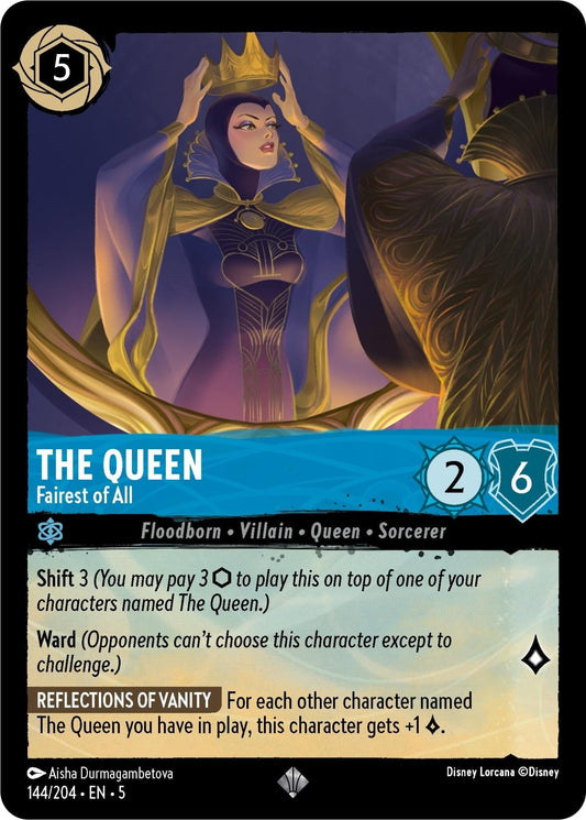 Disney Lorcana - The Queen - Fairest of All (144/204) (Shimmering Skies)
