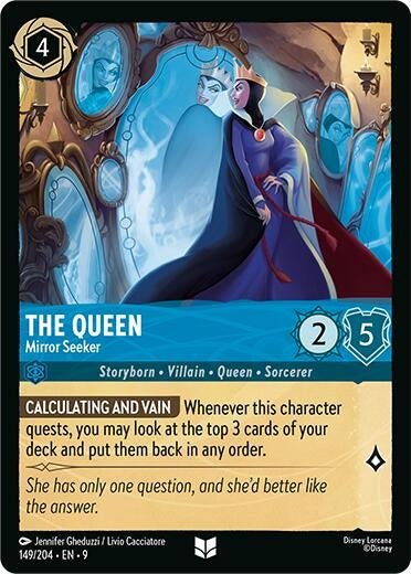 Disney Lorcana - The Queen - Mirror Seeker (149/204) (Fabled)