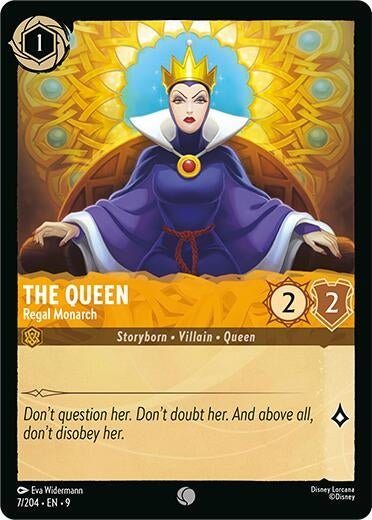 Disney Lorcana - The Queen - Regal Monarch (7/204) (Fabled)