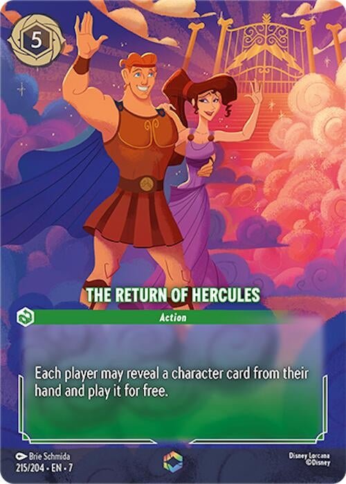 Disney Lorcana - The Return of Hercules (Enchanted) (215/204) (Archazia's Island)