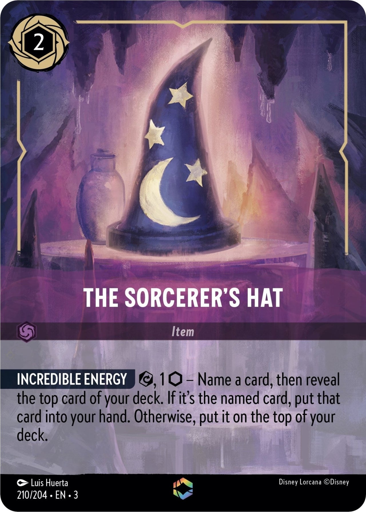The Sorcerer's Hat (Enchanted) (210/204) (Into the Inklands) by LAB7 Malta, Europe