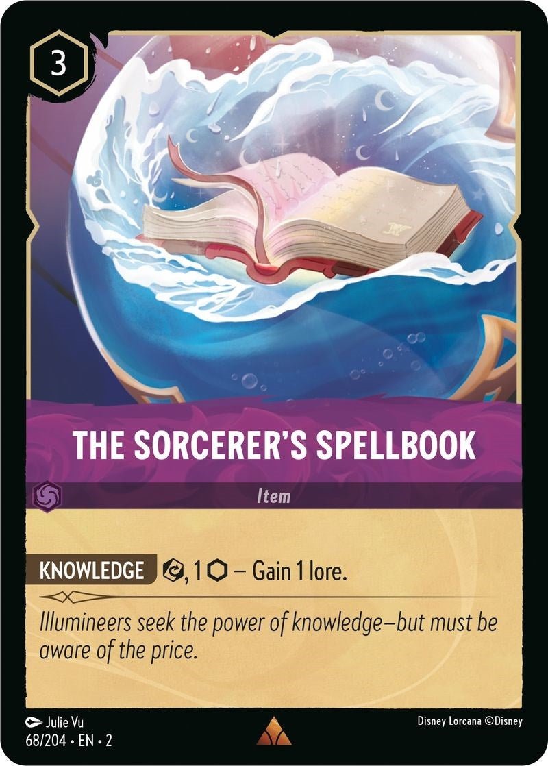 Disney Lorcana - The Sorcerer's Spellbook (68/204) (Rise of the Floodborn)