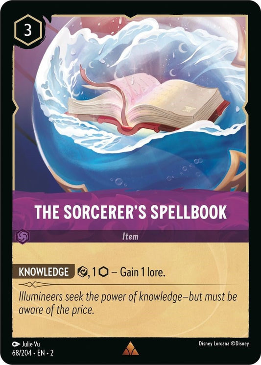 Disney Lorcana - The Sorcerer's Spellbook (68/204) (Rise of the Floodborn)