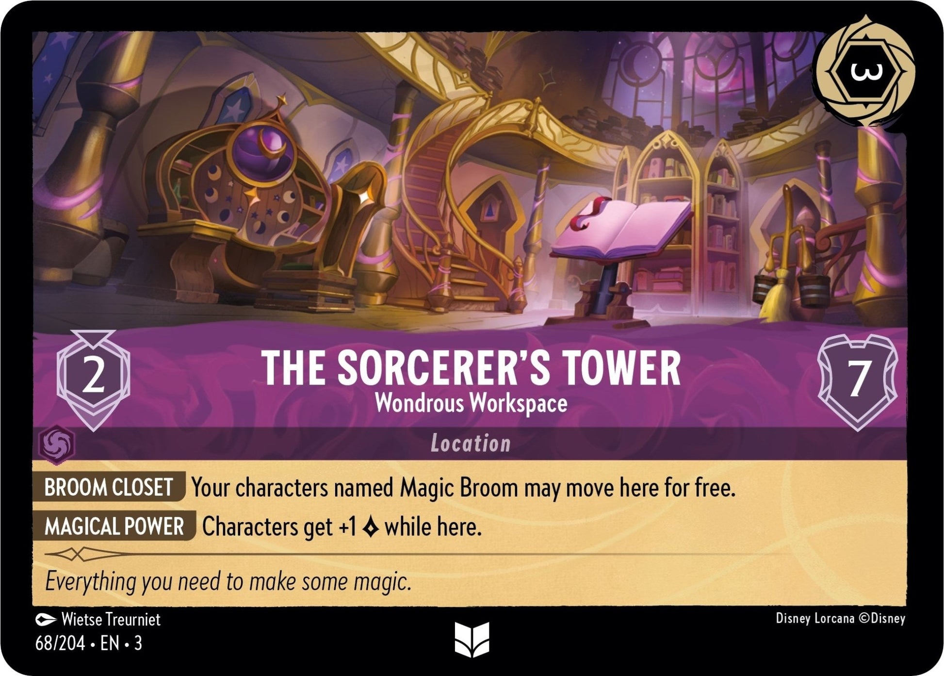 Disney Lorcana - The Sorcerer's Tower - Wondrous Workspace (68/204) (Into the Inklands)