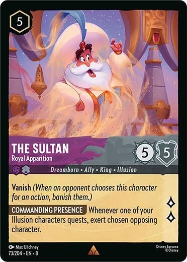 Disney Lorcana - The Sultan - Royal Apparition (73/204) (Reign of Jafar)