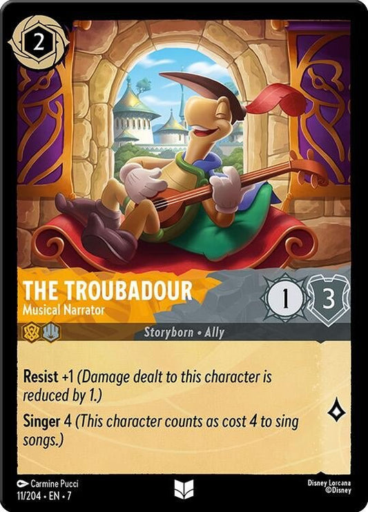 Disney Lorcana - The Troubadour - Musical Narrator (11/204) (Archazia's Island)