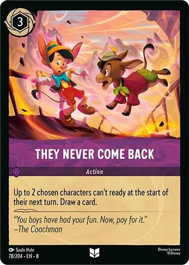 Disney Lorcana - They Never Come Back (78/204) (Reign of Jafar)