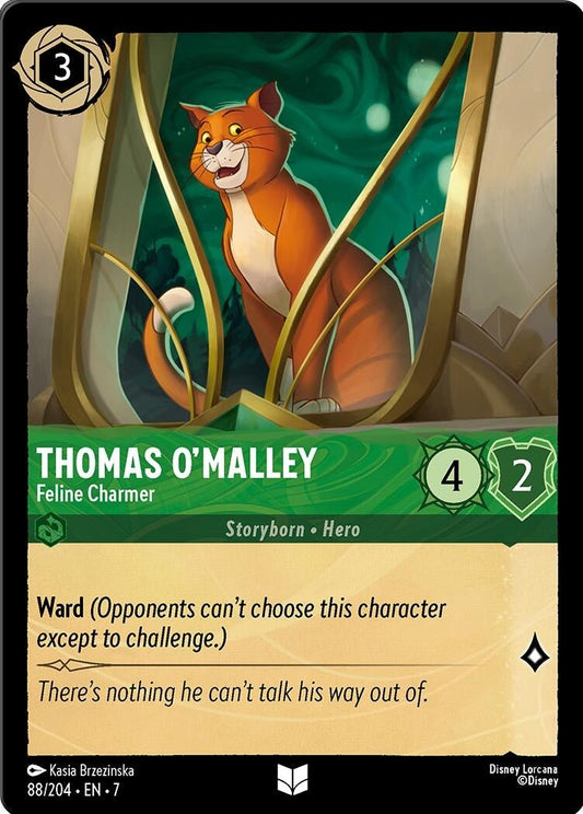 Disney Lorcana - Thomas O'Malley - Feline Charmer (88/204) (Archazia's Island)