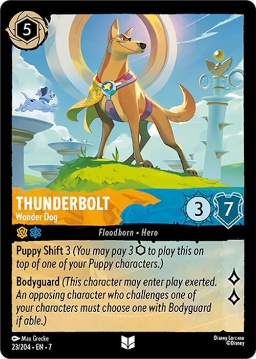 Disney Lorcana - Thunderbolt - Wonder Dog (23/204) (Archazia's Island)