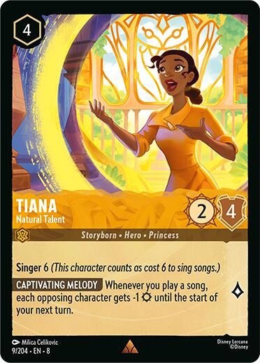 Disney Lorcana - Tiana - Natural Talent (9/204) (Reign of Jafar)
