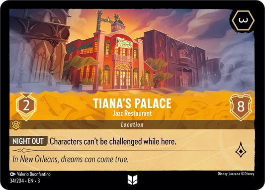 Disney Lorcana - Tiana's Palace - Jazz Restaurant (34/204) (Into the Inklands)