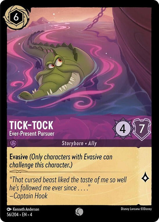 Disney Lorcana - Tick - Tock - Ever - Present Pursuer (56/204) (Ursula's Return)