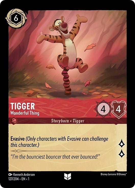Disney Lorcana - Tigger - Wonderful Thing (127/204) (The First Chapter)