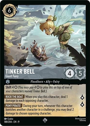 Disney Lorcana - Tinker Bell - Giant Fairy (188/204) (Fabled)
