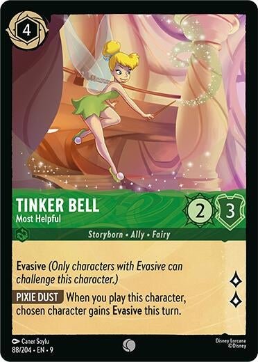 Disney Lorcana - Tinker Bell - Most Helpful (88/204) (Fabled)