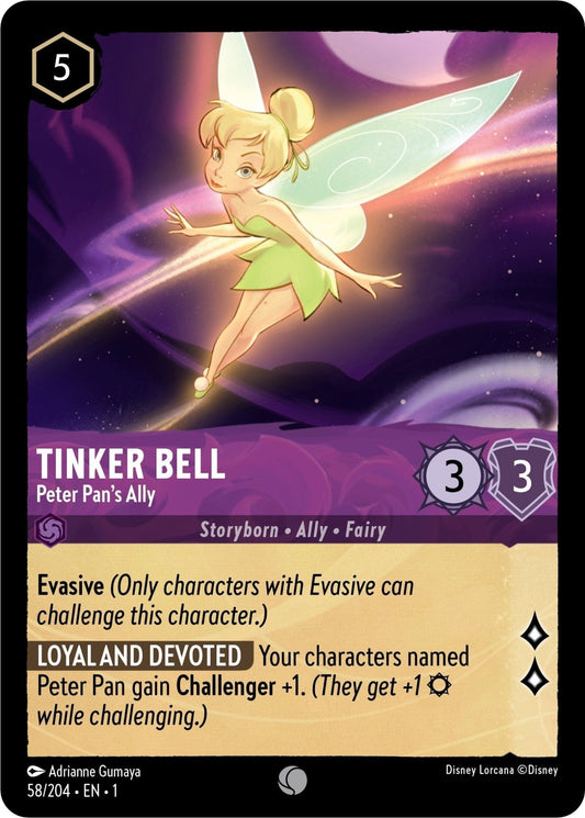 Disney Lorcana - Tinker Bell - Peter Pan's Ally (58/204) (The First Chapter)