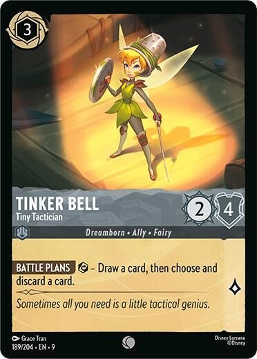 Disney Lorcana - Tinker Bell - Tiny Tactician (189/204) (Fabled)
