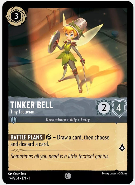 Disney Lorcana - Tinker Bell - Tiny Tactician (194/204) (The First Chapter)