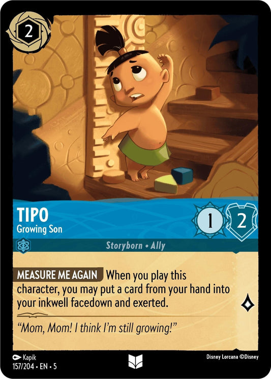Disney Lorcana - Tipo - Growing Son (157/204) (Shimmering Skies)