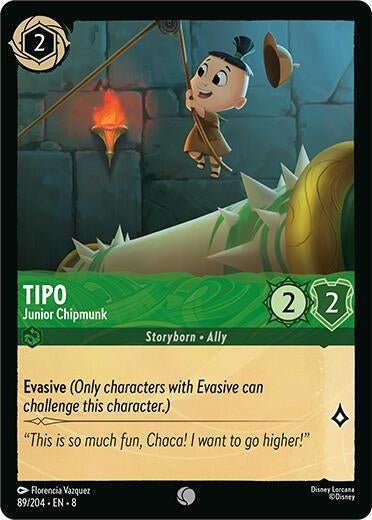 Disney Lorcana - Tipo - Junior Chipmunk (89/204) (Reign of Jafar)