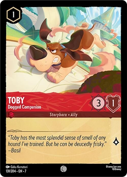 Disney Lorcana - Toby - Dogged Companion (131/204) (Archazia's Island)