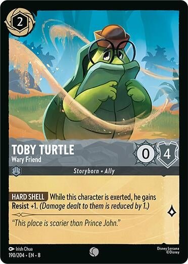 Disney Lorcana - Toby Turtle - Wary Friend (190/204) (Reign of Jafar)