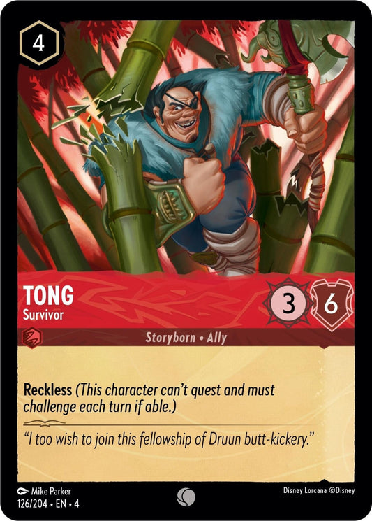Disney Lorcana - Tong - Survivor (126/204) (Ursula's Return)
