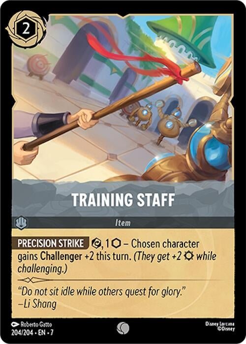Disney Lorcana - Training Staff (204/204) (Archazia's Island)