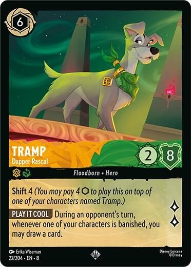 Disney Lorcana - Tramp - Dapper Rascal (22/204) (Reign of Jafar)