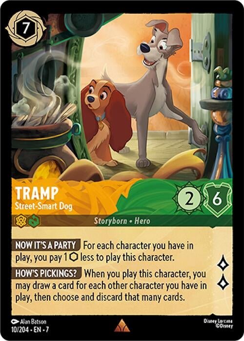 Disney Lorcana - Tramp - Street - Smart Dog (10/204) (Archazia's Island)
