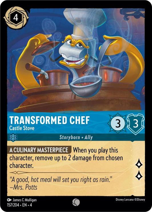 Disney Lorcana - Transformed Chef - Castle Stove (157/204) (Ursula's Return)