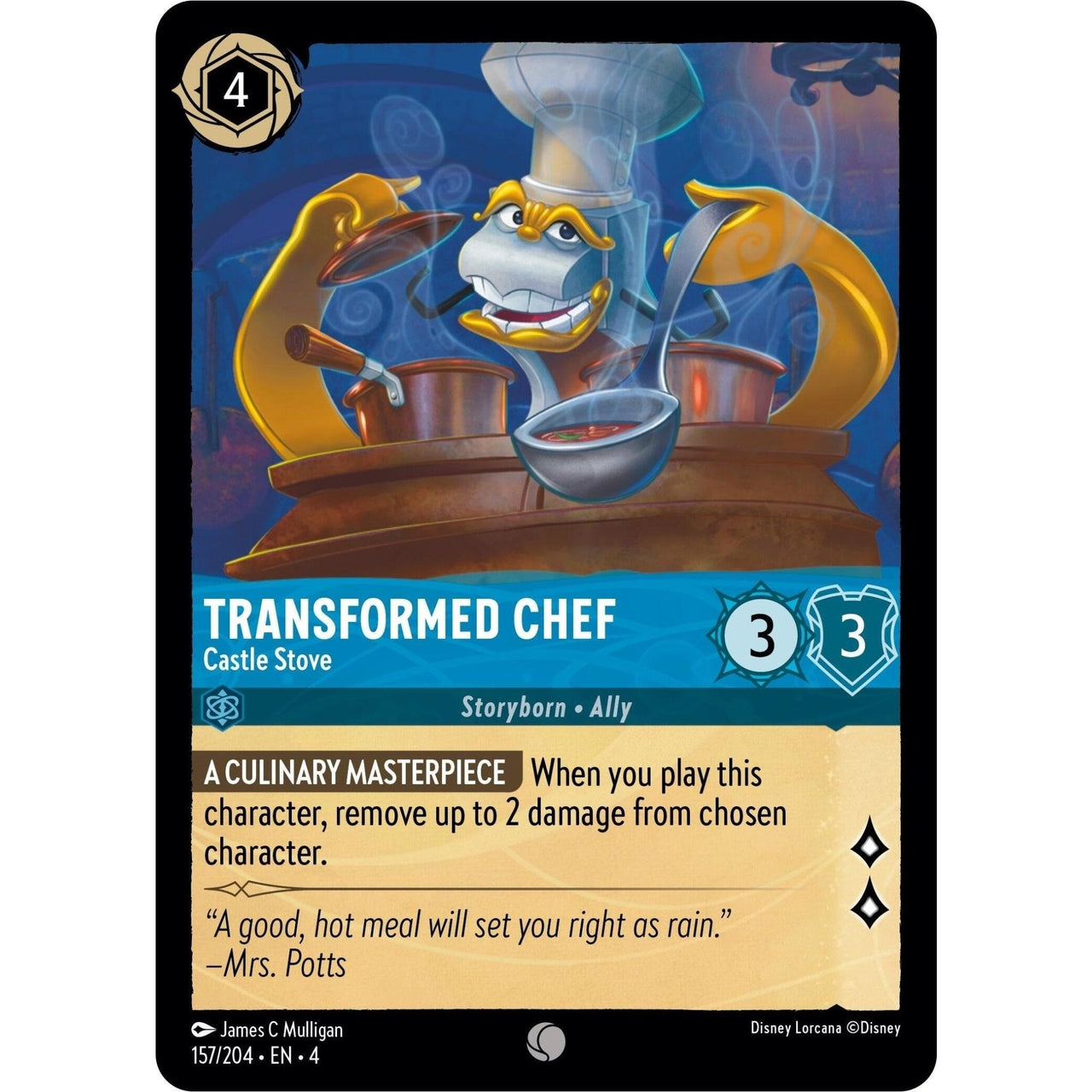 Ravensburger Transformed Chef - Castle Stove (157/204) (Ursula's Return) by LAB7 Malta, Europe