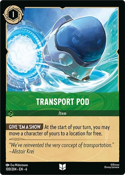 Disney Lorcana - Transport Pod (100/204) (Azurite Sea)
