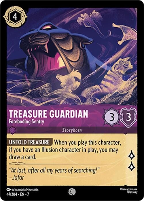 Disney Lorcana - Treasure Guardian - Foreboding Sentry (47/204) (Archazia's Island)