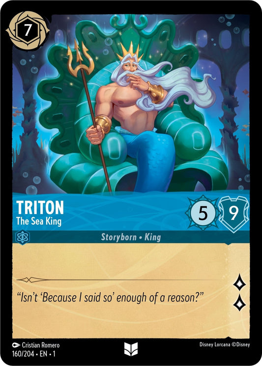 Disney Lorcana - Triton - The Sea King (160/204) (The First Chapter)