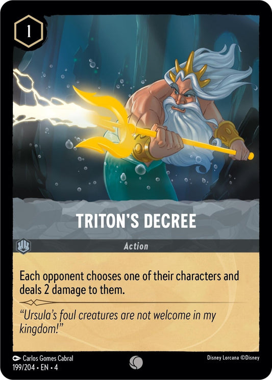 Disney Lorcana - Triton's Decree (199/204) (Ursula's Return)
