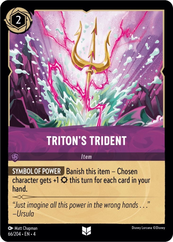 Disney Lorcana - Triton's Trident (66/204) (Ursula's Return)