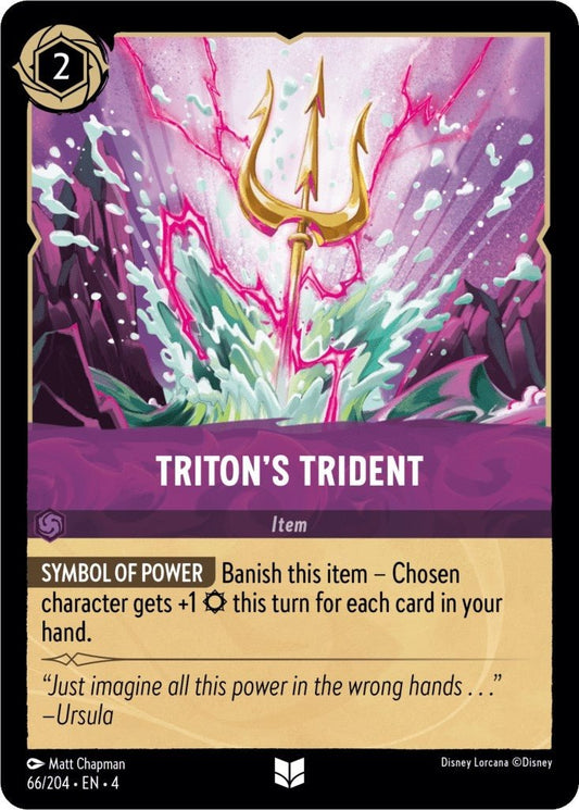 Disney Lorcana - Triton's Trident (66/204) (Ursula's Return)