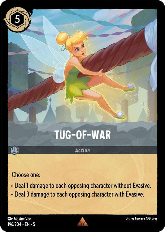 Disney Lorcana - Tug - of - War (196/204) (Shimmering Skies)