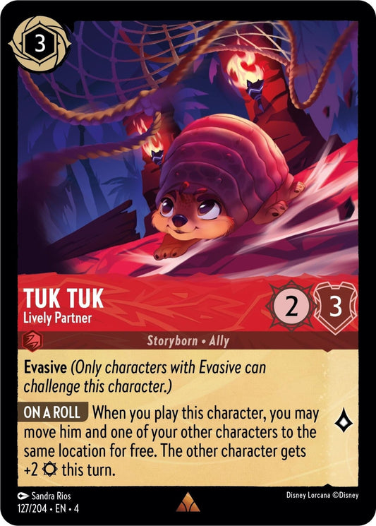 Disney Lorcana - Tuk Tuk - Lively Partner (127/204) (Ursula's Return)